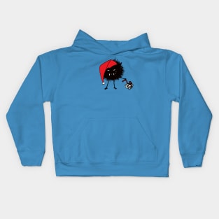 Evil Christmas Bug With Present Kids Hoodie